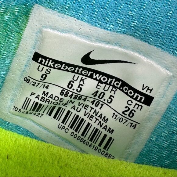 Nike Nike Studio Trainer 2 Lace Up Running Shoes Sneakers Teal Blue Women 9 - Picture 10 of 11